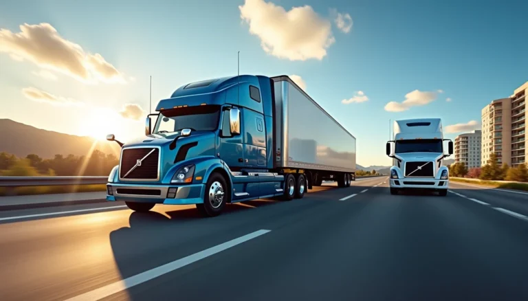 CDL-A semi truck on the road