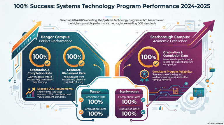 NTI's Systems Technology IT Program Completion and Placement Rate